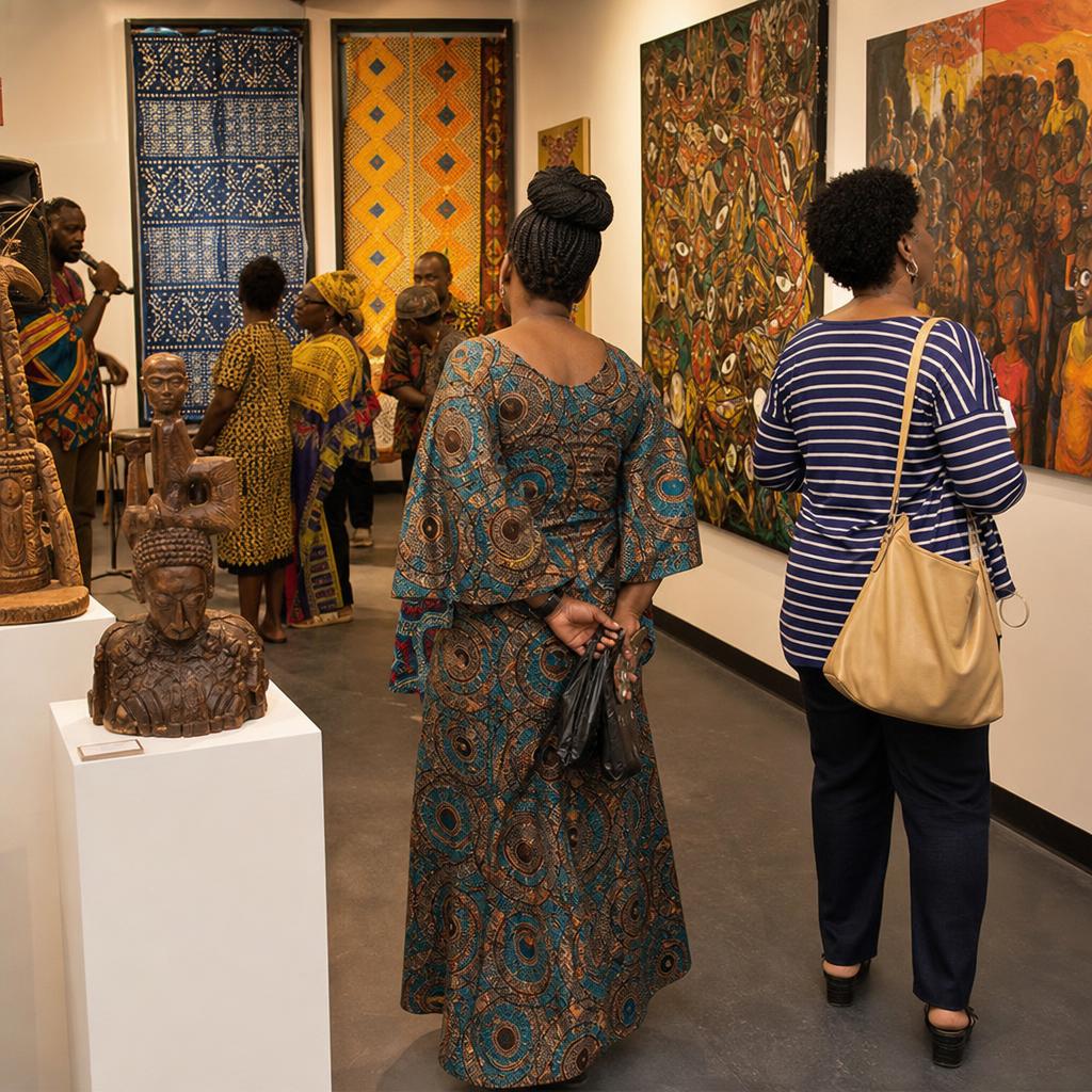 Une exposition d'art et de culture africaine et caribéenne